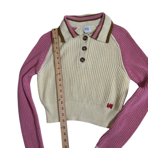 Urban Outfitters BDG Taylor Collared Pullover Knit Sweater Womens Small Preppy‎ - Picture 5 of 9